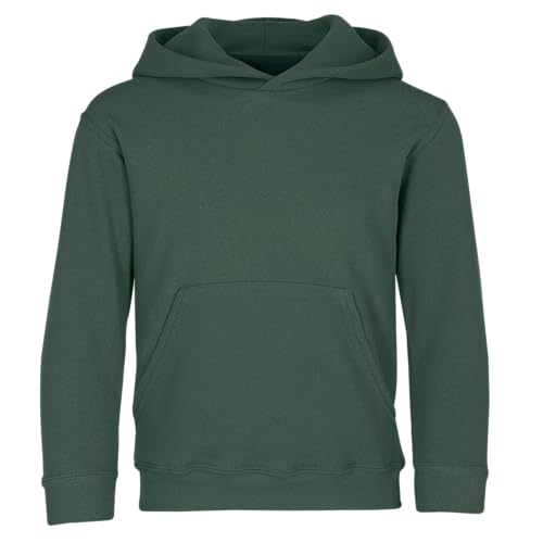 Fruit Of The Loom Jungen Regular Fit Kapuzenpullover Classic Hoodie, Green (Bottle Green), 152 (Herstellergröße: 12-13 Jahre)