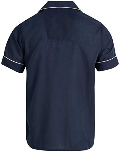 Ten West Apparel Men's 2-Piece Pajama Set with Short Sleeve Shirt and Long Pants3