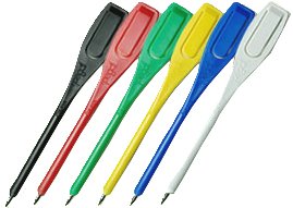 Crayon de golf Pegcil Lite rouge plat avec clip intégré pack de 50
