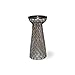 Mercana 68156 Table Candle Holder, Black/White