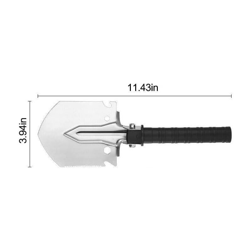 Mini pala portátil para camping y senderismo miniatura 2