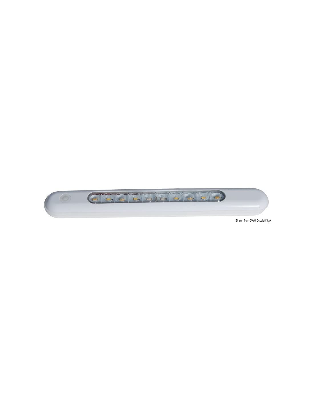 Osculati Plafoniera LED da appoggio 310x40x15 mm (Free-Standing Watertight LED Light 310