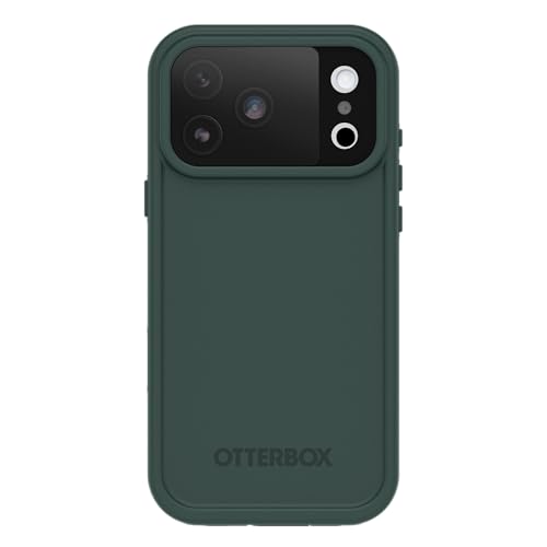OtterBox iPhone 17 Pro Max FR Series Waterproof Case - Submerge Green - Waterproof iPhone Case up to 2 Meters IP68 Phone Case for Swimming/Snorkeling