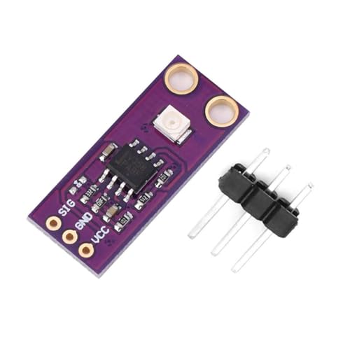 Hailege 2pcs GUVA-S12SD UV-Lichtsensor UV-Sensormodul S12SD Lichtsensor Wellenlängenerkennungsbereich 240nm-370nm 130 Grad Großwinkelerkennung