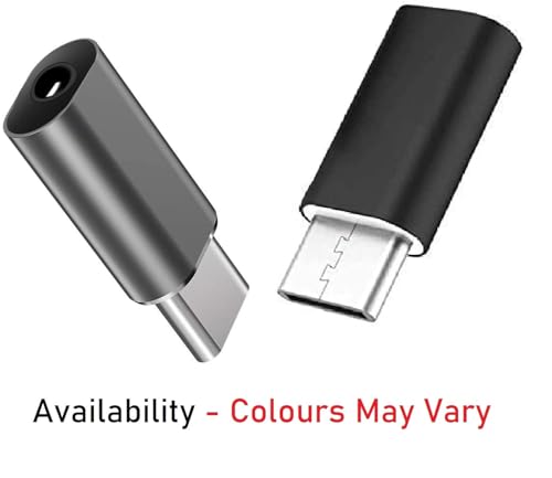 Image of REDTECH iQOO Type C to 3.5mm Audio Jack Adapter | USB-C to Aux Headphone Converter with DAC Chip | Supports Mic & Volume Control | Compatible with iQOO 13, Neo 10, Z10, Vivo & Android