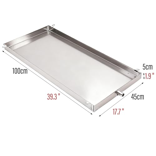 Bandeja de goteo para aire acondicionado de ventana que soluciona fugas de agua con fondo de 5cm 8