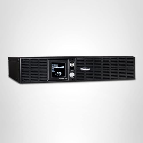 CyberPower OR2200PFCRT2U PFC Sinewave UPS Battery Backup and Surge Protector, 2000VA/1540W, 8 Outlets, AVR, 2U Rack/Tower, UL Certified