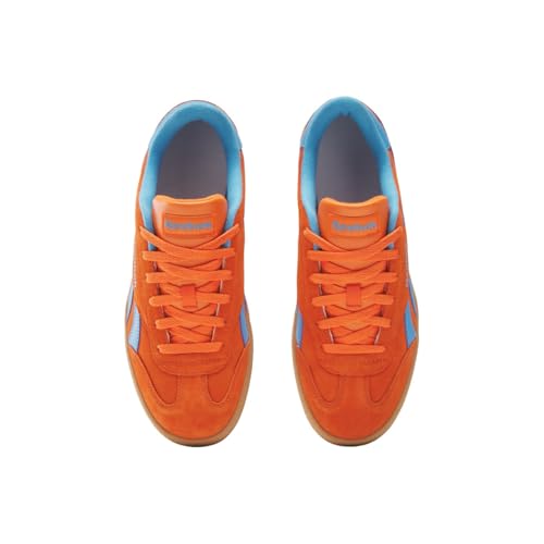 Reebok Unisex Smash Edge Sneaker, Electric Amber/Recovery Blue/Gum, 6.5 Women/ 5 Men2