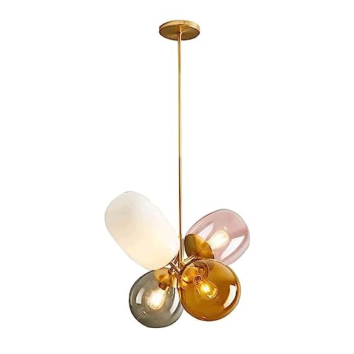 Suspension en verre créative au design nordique pour intérieur chic