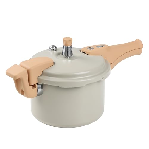 パール金属 圧力鍋 3.0L 4合炊 内面セラミックコーティング 軽量 軽い アルミ製 IH対応 ガス火対応 スプル AZ-5649のサムネイル