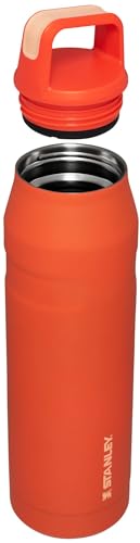 Image of Stanley IceFlow Cap and Carry Water Bottle | Wide Mouth Twist Lid | Lightweight & Leakproof for Travel & Sports | Insulated Stainless Steel | BPA-Free