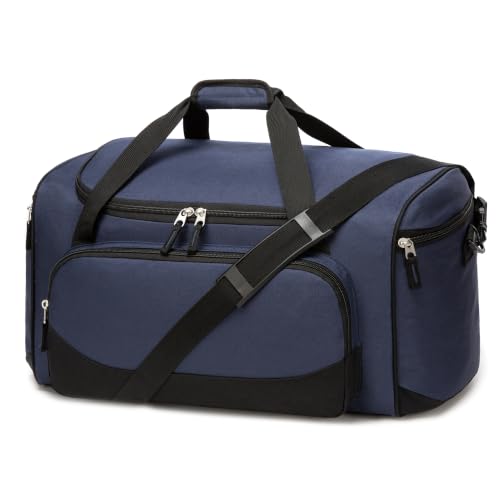 Image of Uarition Gym Bag for Men & Women - 50L Large Travel Duffle Bag, Navy Blue