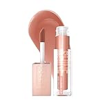 Maybelline New York Lifter Gloss, Plumping & Hydrating With Hyaluronic Acid, Smooths Lip Surface, Enhances Lip Contour For A Plumper Pout, Shade: 008 Stone