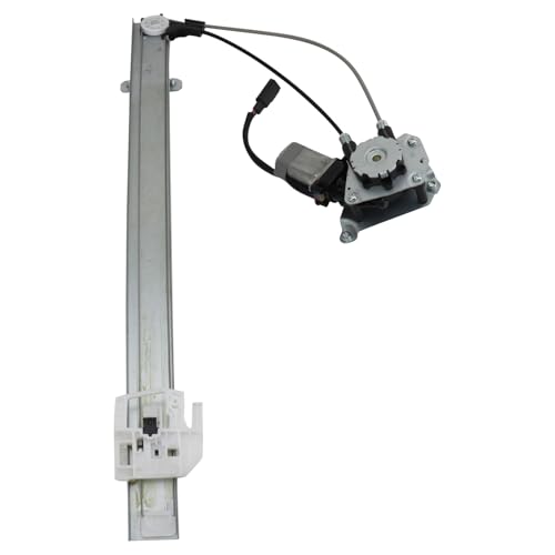 Image of TRQ Rear Right Power Window Regulator & Motor Assembly Passenger Side Compatible with 2006-2007 Jeep Liberty