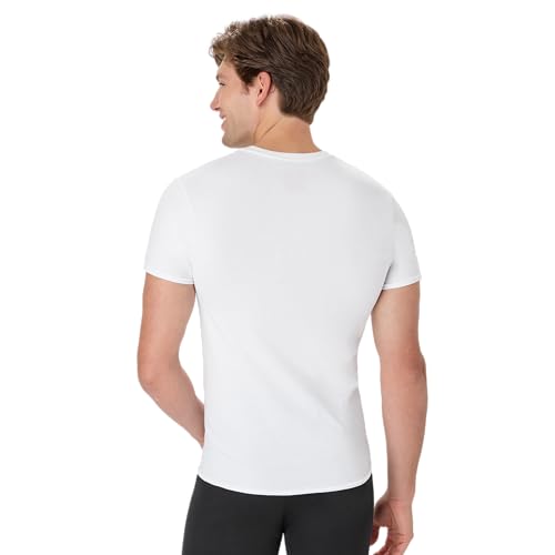 Image of Hanes Men's Ultimate Undershirt ComfortBlend Slim Fit Tees for Men, Moisture-Wicking
