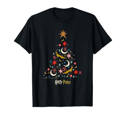 Weihnachten Harry Potter Icon Christmas Tree T-Shirt