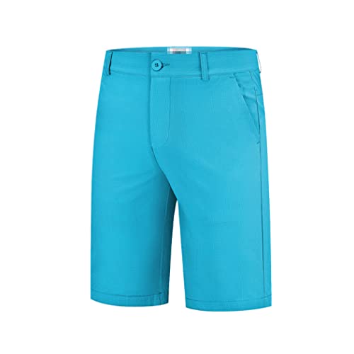 Short de golf en coton bleu lac haut de gamme taille L