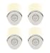 Amerelle Motion Sensor Night Light, 4 Pack - Plug In Motion Sensor Light Automatically Activated When Movement is Detected - LED Lights, Saves Energy, Wide Detection Zone - White Finish, 73092CC