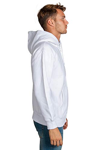 Men's Ecosmart Full Zip Up Front Jacket Ultimate Heavyweight Fleece Sweatshirt Cotton Blend Winter Warm Work Hoodie2