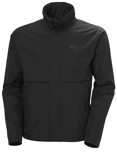 Helly-Hansen Men's T2 Rain Jacket, 990 Black, Medium
