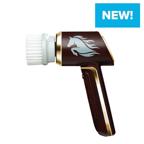 Ruby Horsepower Deluxe Handheld Scrubber with 5x Brush Heads - 350 RPM - As Seen On High Street TV - Rechargeable, Powerful & Cordless - Blast Through Dirt in Seconds! Great For Bathroom - Image 2