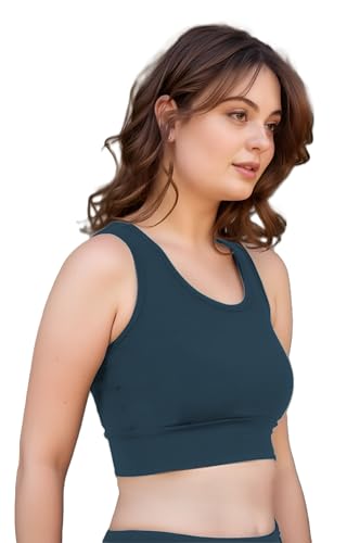 Image of Sports Bra for Women | Non-Padded High Support Gym, Yoga & Running Bra | Seamless Sweat-Wicking Polyester Workout Bra