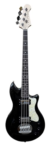 Lakland Skyline Hollowbody-30 Bass Guitar - Black