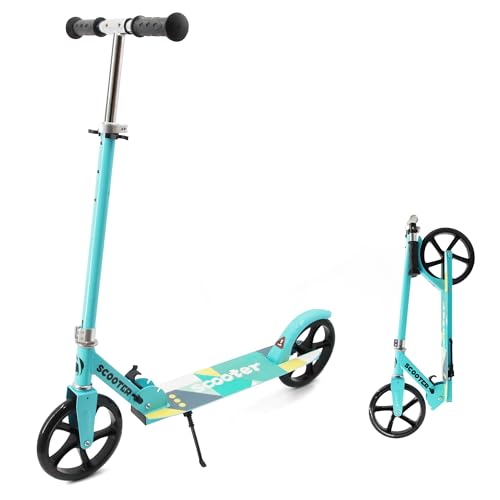 Scooter for Kids Ages 6+, Teens & Adults, Max Load 240 LBS, Foldable Kick...