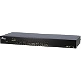 Inconnu Inter-Tech KVM KS-3116 RJ45 commutateur écran, Clavier et Souris Grille de Montage Noir