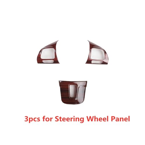 Autocollant console centrale pour VW CC 2012-2018 effet bois marron chic