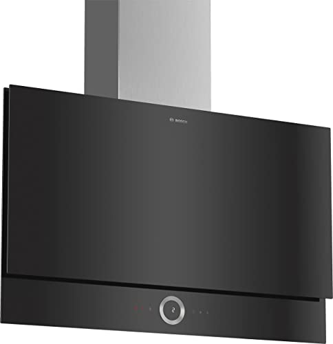 Bosch Wall-Mounted Cooker Hood, 90 cm, Black, DWF97RV60B, 3 year manufacturer warranty
