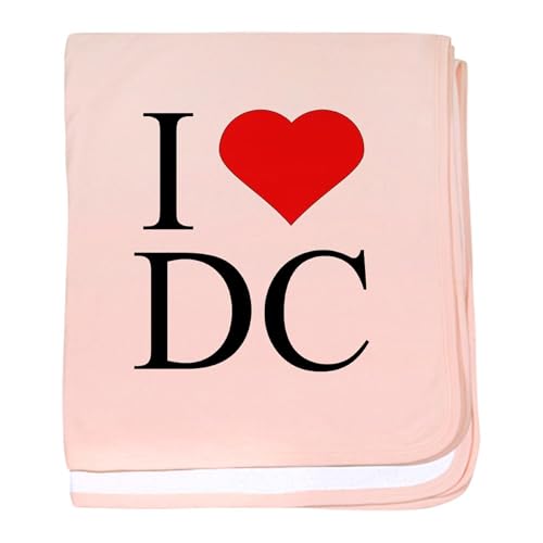 CafePress I Love DC Baby Blanket, Super Soft Newborn Swaddle