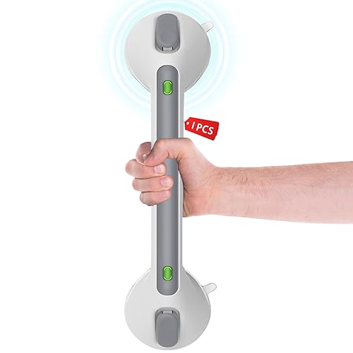 LORESJOY Poignée de Baignoire, 16in Poignée pour Salle, Barres d‘appui de Salle, Poignée de Douche, Poignée de Bain pour Personnes Âgées, Sans...