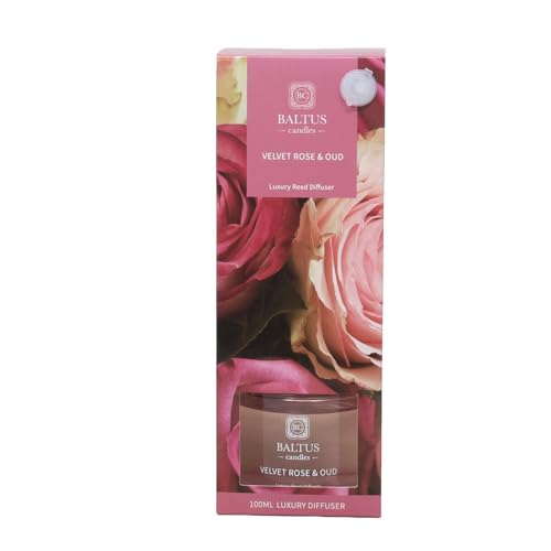 Baltus Reed Diffuser 100ml Velvet Rose Oud Air Freshner Fragrance Air Freshner