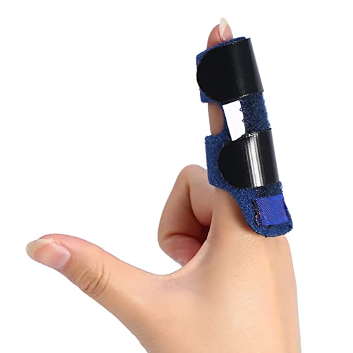 ZJchao Finger Splint, Finger Splints Straightening Brace Adjustable Fixing Belt with Built-in aluminium support for Finger Tendon Release Pain Relief