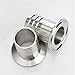 8mm to 108mm Stainless Steel Sanitary Hose Adapter - Tri Clamp Barbed Fitting for Industrial Use, 1 Piece(10mm x 50.5mm)
