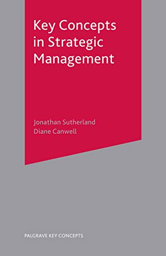 Key Concepts in Strategic Management (English Edition) Key Concepts in Strategic Management (English Edition)