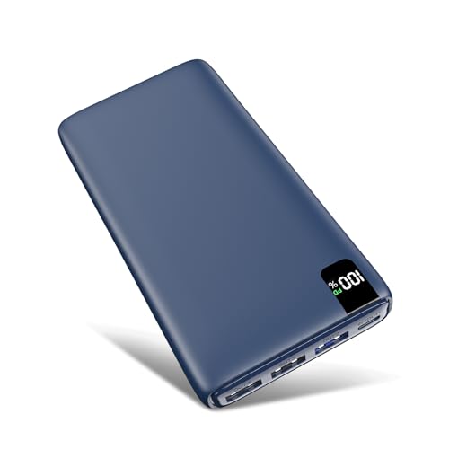 Batería Externa 26800mAh Power Bank: Riapow 22,5W USB C Carga Rapida Cargador Portátil, con 4 USB...