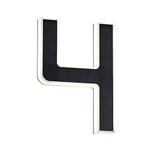 Paulmann Solar-Hausnummernleuchte 79845 Warmweiß Schwarz