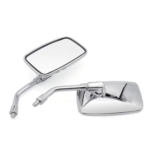 Espejo retrovisor de motocicleta cuadrado con amplio campo visual para Shadow 5