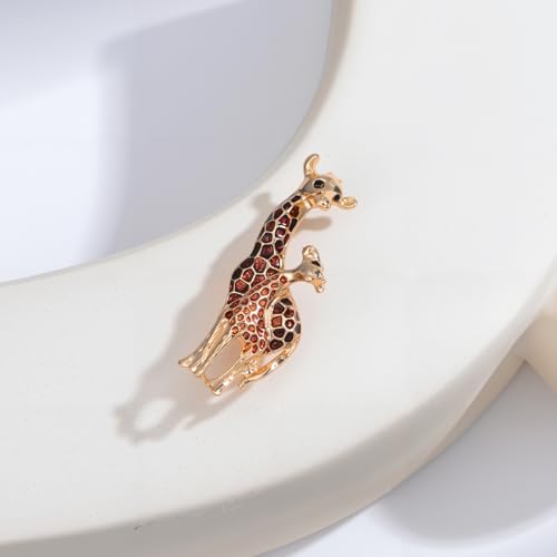 Image of Cute Animal Brooch Pins, Animal Theme Brooches Accessories for Clothes, Birthday Christmas Gift for Women