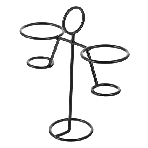 Veemoon 1 Pc Puesto De Helados De Hierro Soporte para Cupcakes Soporte para Cono De Pizza Soporte para Mini Cucurucho De Helado Soporte para Cucurucho De Helado Hierro Forjado Sala Francés
