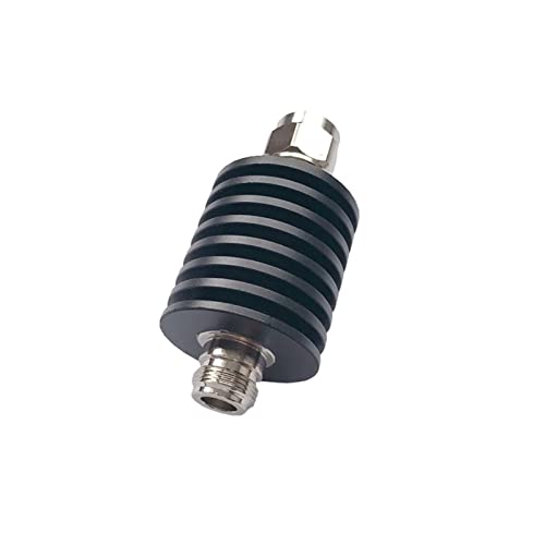 DHVIJA 30W N-JK coaxial fixed attenuator,DC-3GHz,50 ohm,1db,2db,3db,5db,6db,10db,15db,20db,30dB,40db, joyous(50db 3GHZ)
