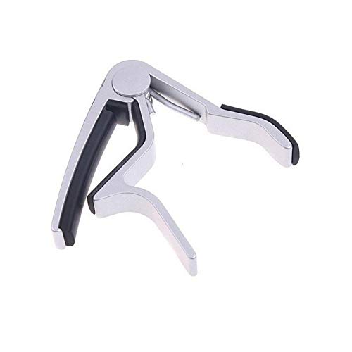 Capo For Acoustic classical Electric Guitars and ukulele, silver