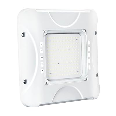 Parmida LED Canopy Light, 150W, 0-10V Dimmable, 100-277VAC, IP65 Waterproof, ETL, Shop Light, 5700K, 16.5" x 16.5", Gas Station, Warehouse, Garage, Street, Area & Outdoor Lighting, Commercial Grade