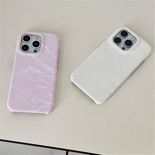 Coque arrière en cuir souple et satin de soie pour iPhone 14 Pro