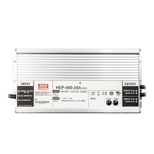 Transformateur à découpage industriel HEP 480W AC-DC LED réglable