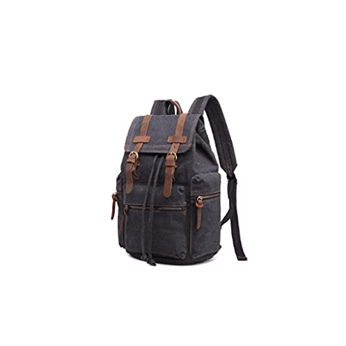 Black Backpack, Large Capacity, Retro Fashion, Strong and, You can Carry it When You go Out