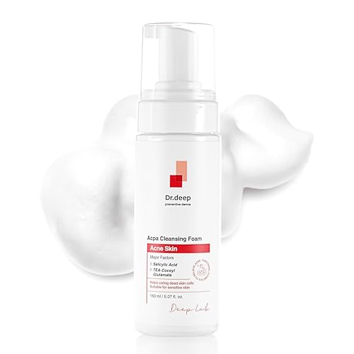 Dr.Deep Acpa Cleansing Foam - Exfoliating Cleanser with Salicylic...
