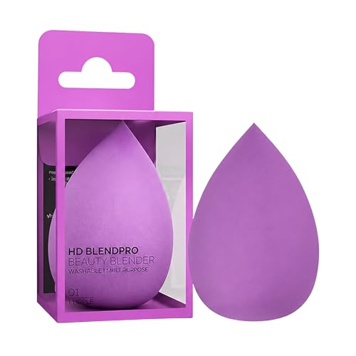 Image of Makeup Sponge Beauty Blender - Soft Latex Free Foundation Blender Sponge for Liquid, Cream & Powder Makeup - Teardrop Shape Makeup Blending Sponge for Flawless Finish (Random Color As Per Availability, 1 Pc)